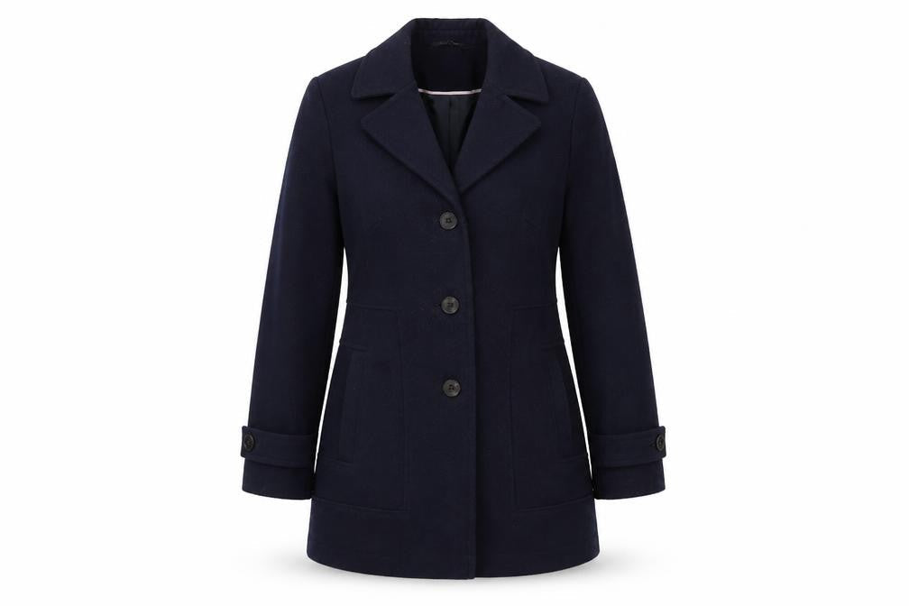 Bonmarché Womens Blue Jacket Coat Size 12