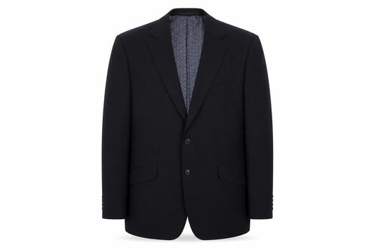 Impressions Mens Black Striped  Jacket Blazer Size 46