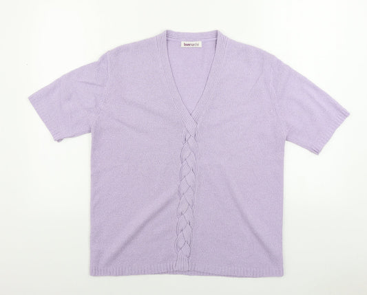 Bonmarché  Womens Purple   Pullover Jumper Size S