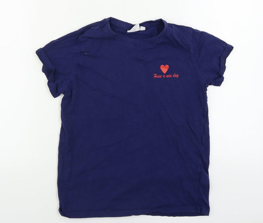 Saint Tropez  Mens Blue    T-Shirt Size XS