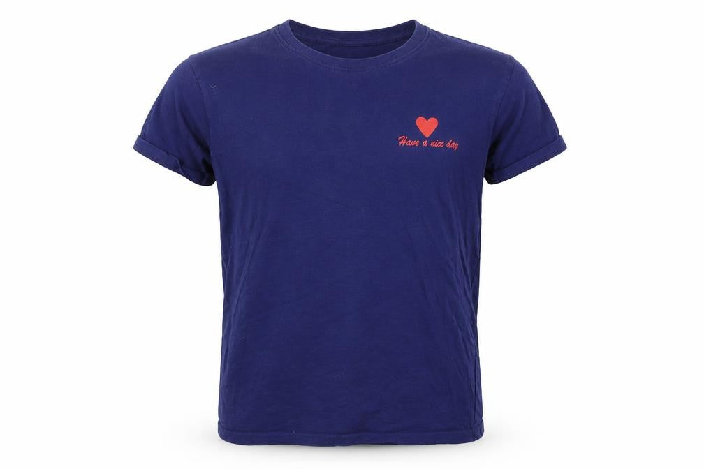 Saint Tropez  Mens Blue    T-Shirt Size XS