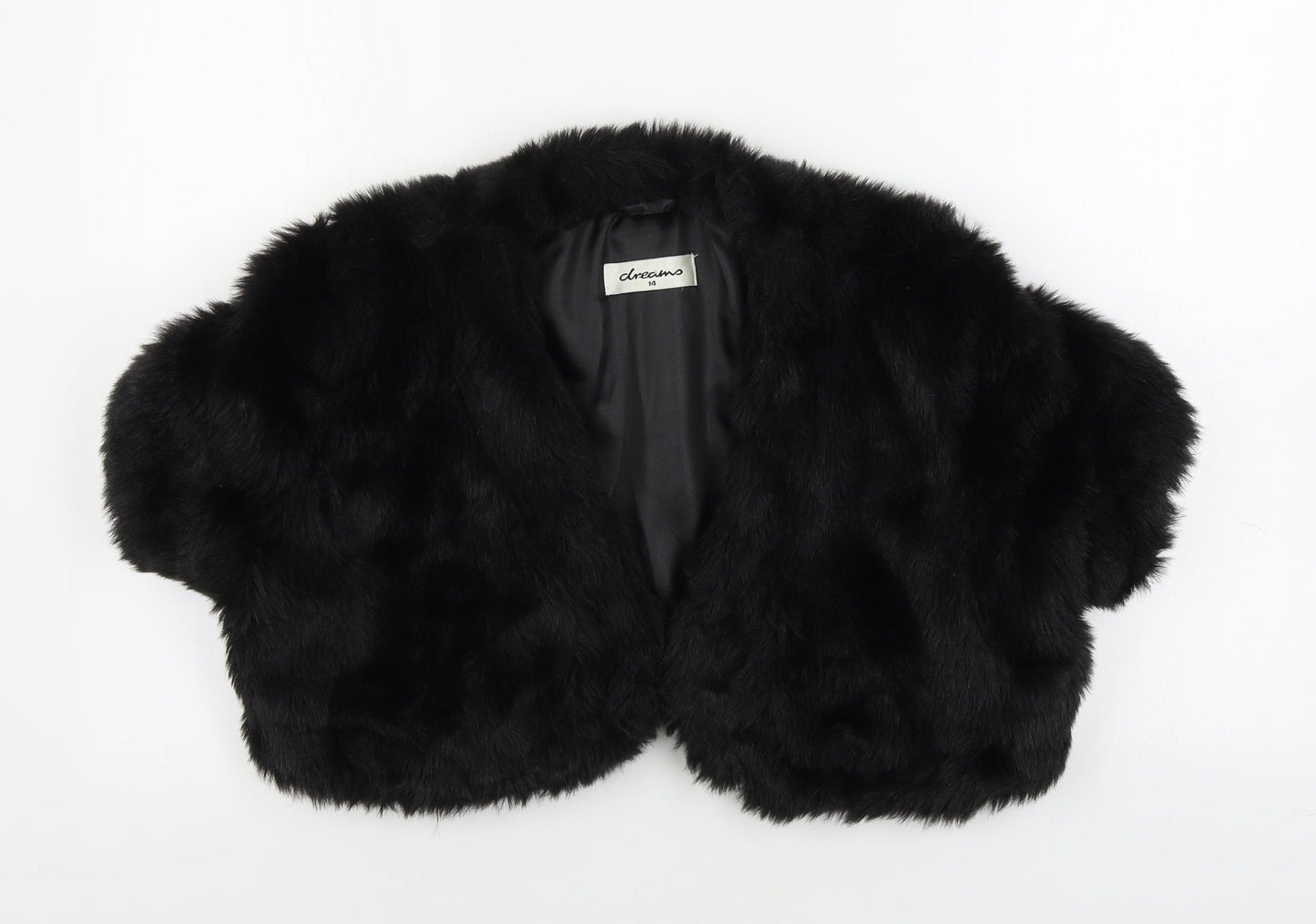 Dreams  Womens Black   Jacket Coat Size 14
