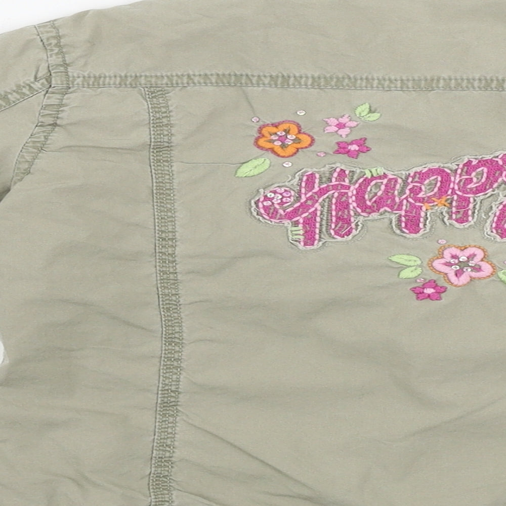 Cherokee  Girls Beige   Basic Button-Up Size 5-6 Years