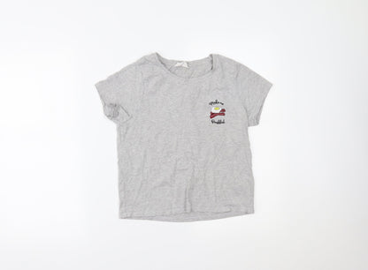 Boux Avenue Womens Grey   Basic T-Shirt Size 8