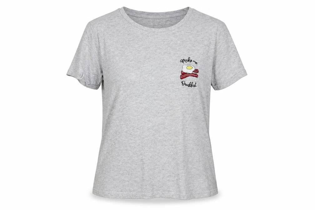 Boux Avenue Womens Grey   Basic T-Shirt Size 8
