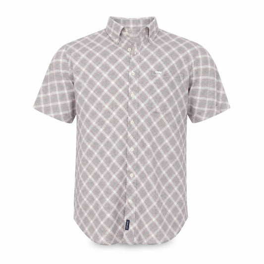 Daniel Lei Mens Red Check   Button-Up Size S