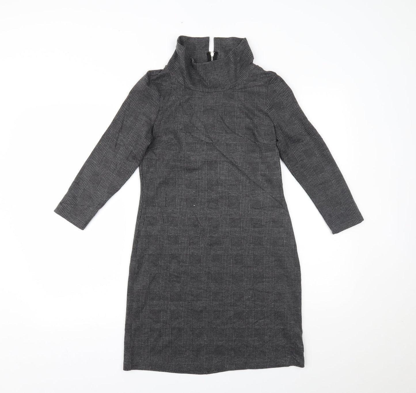 NEXT Womens Grey Plaid  Mini  Size 6