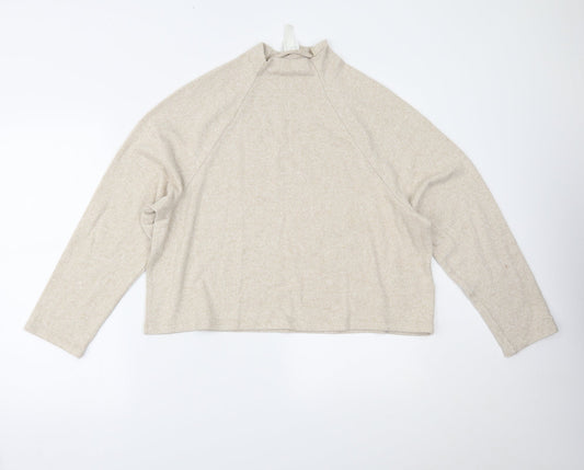 H&M Womens Ivory   Pullover Jumper Size M