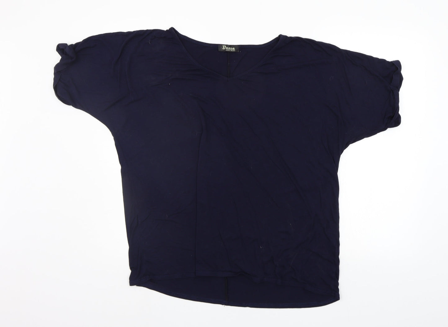 Brezza Womens Blue   Basic T-Shirt Size 16