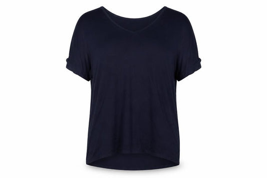 Brezza Womens Blue   Basic T-Shirt Size 16