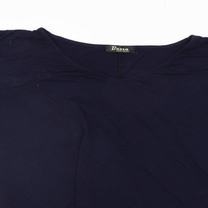 Brezza Womens Blue   Basic T-Shirt Size 16