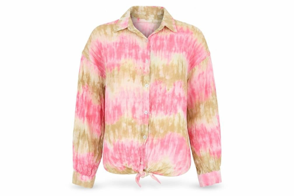 I SAW IT FIRST Womens Multicoloured Geometric  Basic Button-Up Size 8