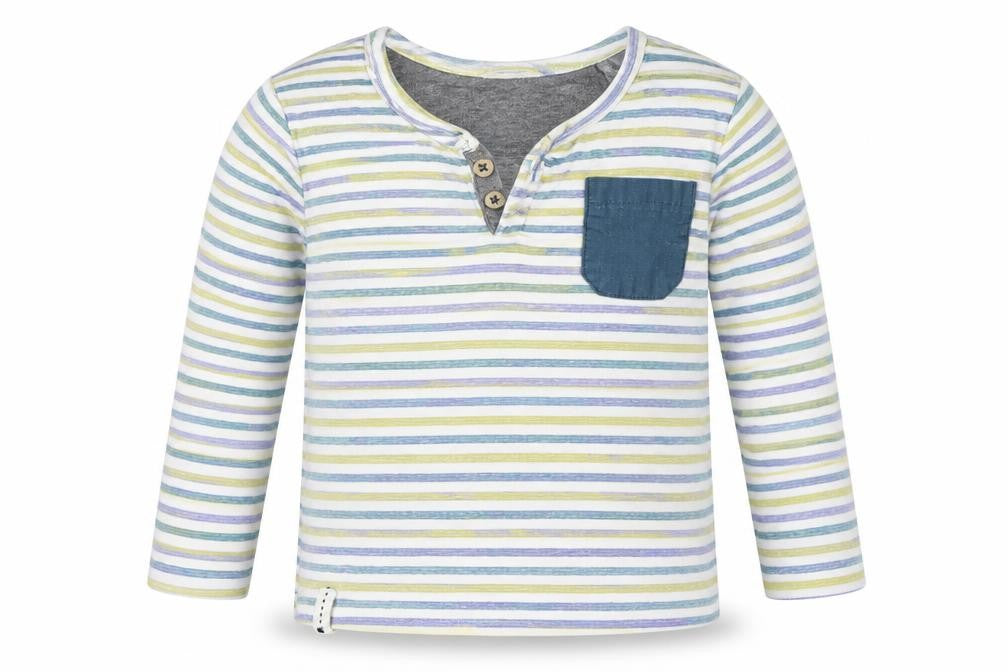 Zara Baby Multicoloured Striped  Basic T-Shirt Size 9-12 Months