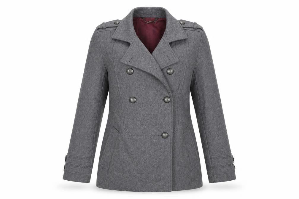 River Island Womens Grey   Jacket Coat Size S