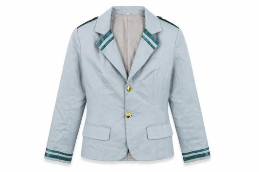 Preworn Womens Blue Striped  Jacket Suit Jacket Size S
