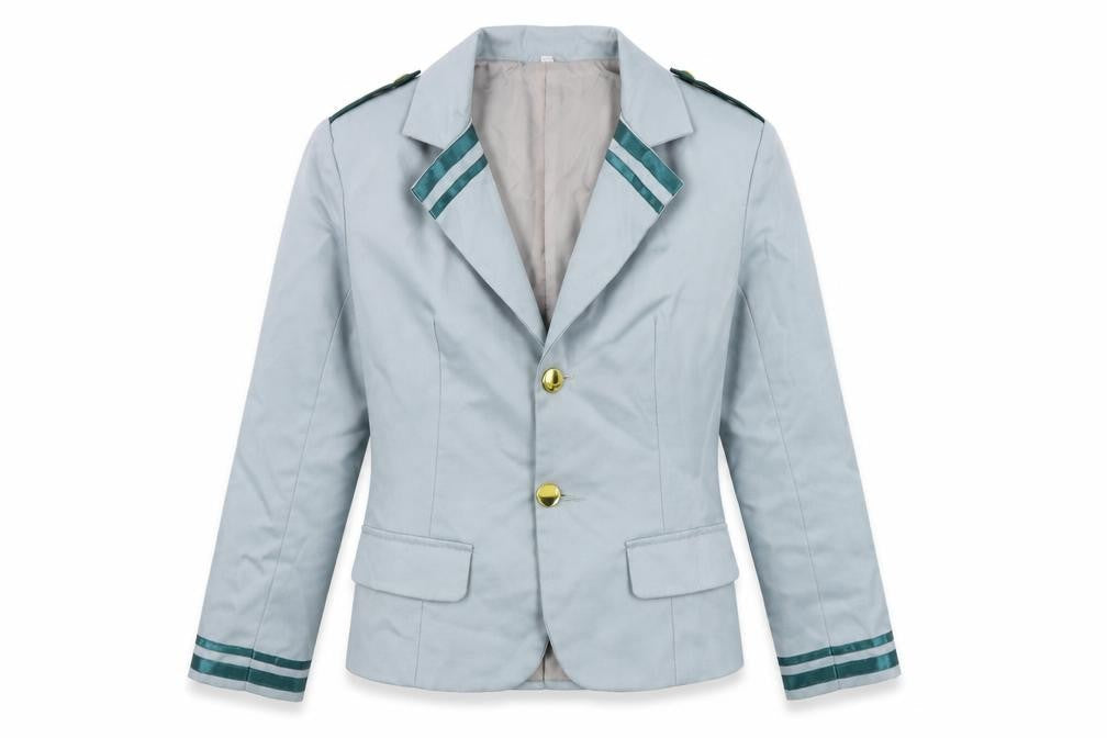Preworn Womens Blue Striped  Jacket Suit Jacket Size S