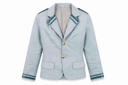 Preworn Womens Blue Striped  Jacket Suit Jacket Size S