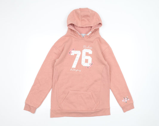 Primark Girls Pink   Pullover Hoodie Size 13-14 Years