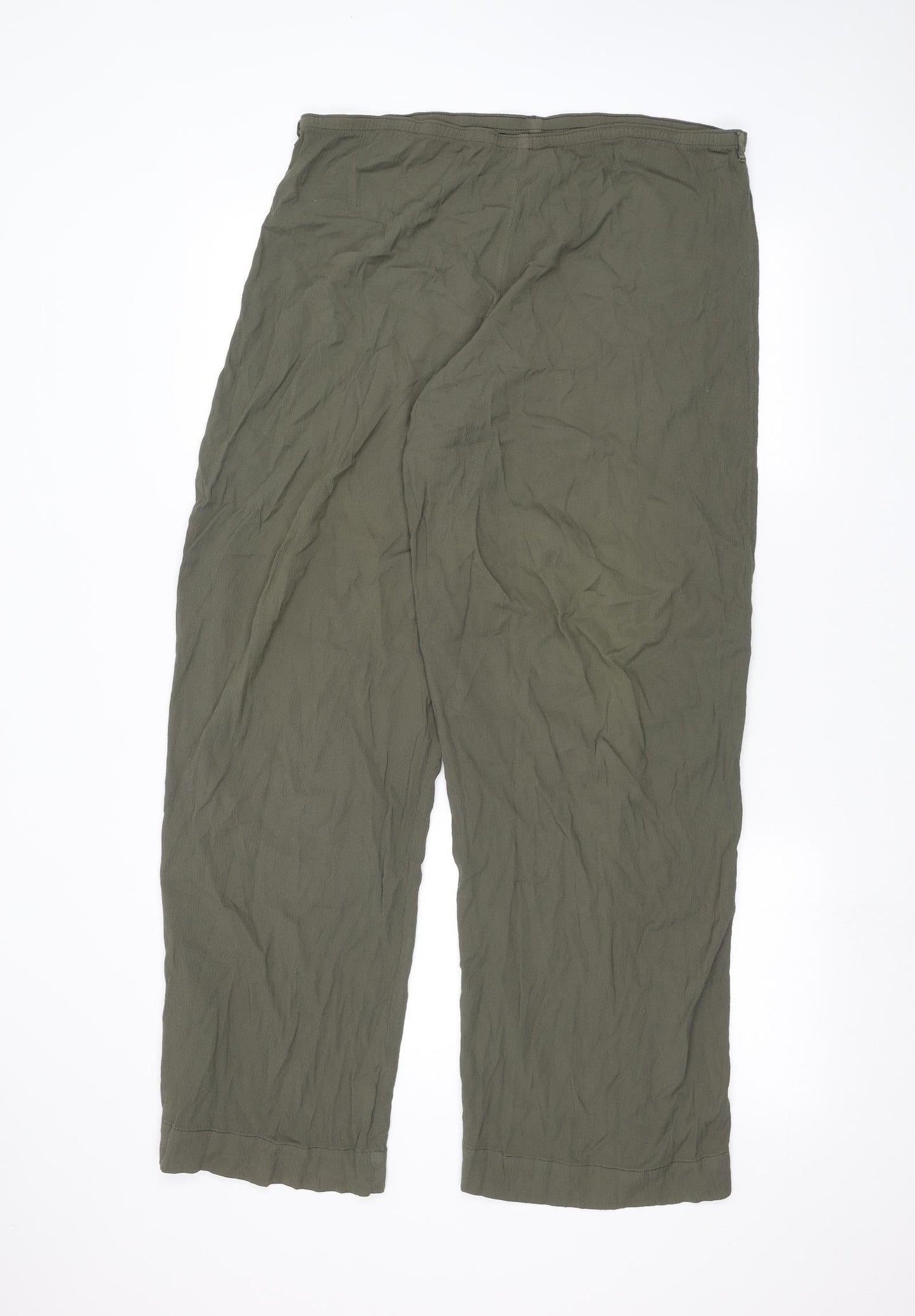 Marks and Spencer Womens Green   Trousers  Size 16 L30 in
