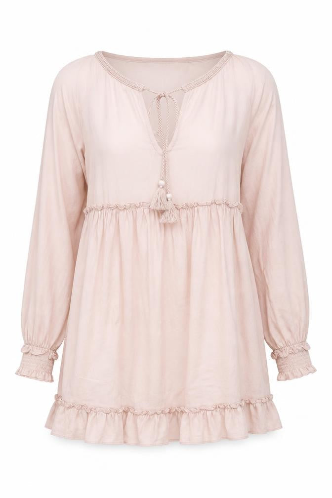 H&M Womens Pink   Basic Blouse Size M