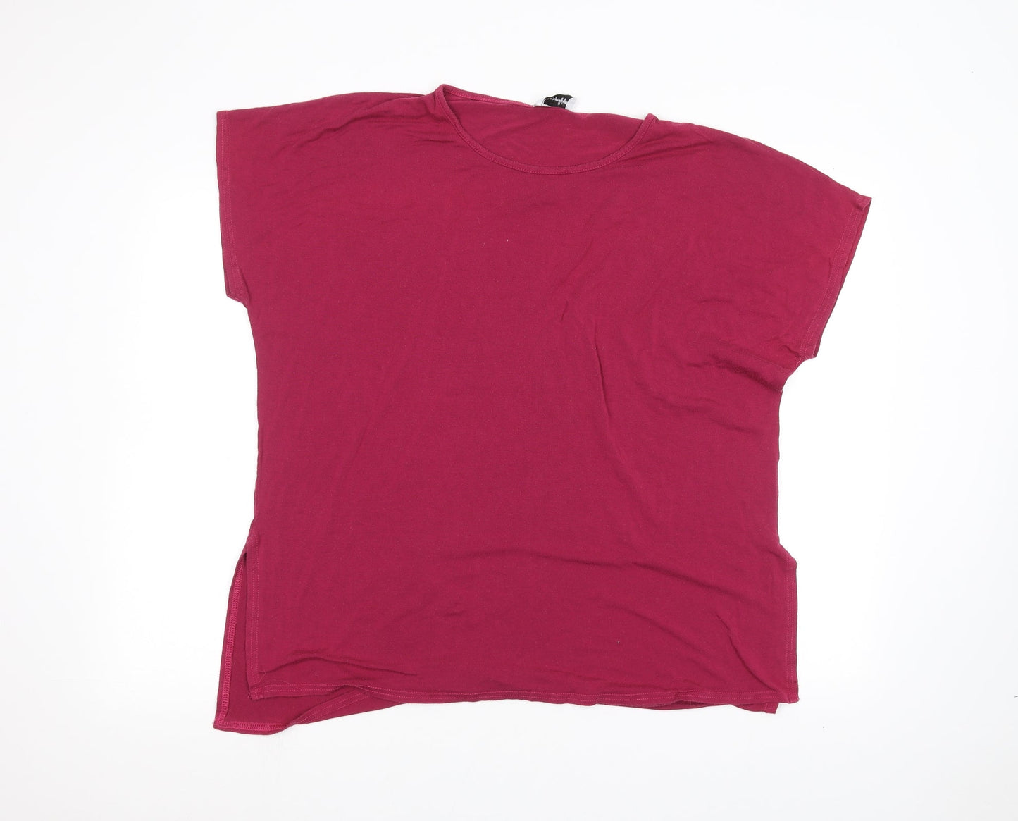 emilia  Womens Pink   Basic T-Shirt Size XL