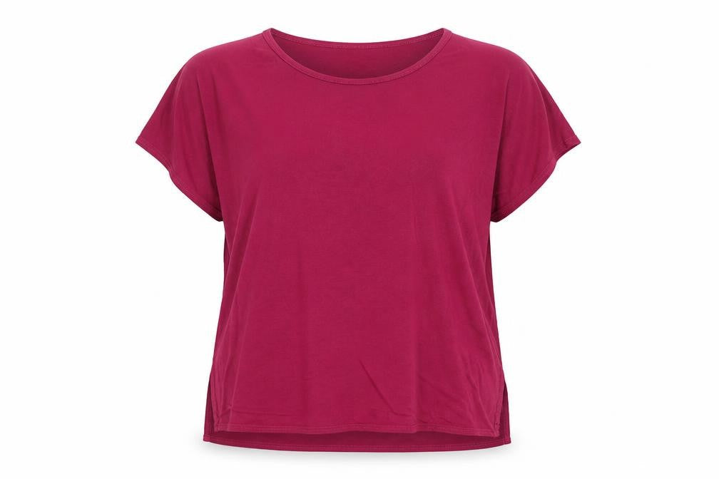 emilia  Womens Pink   Basic T-Shirt Size XL