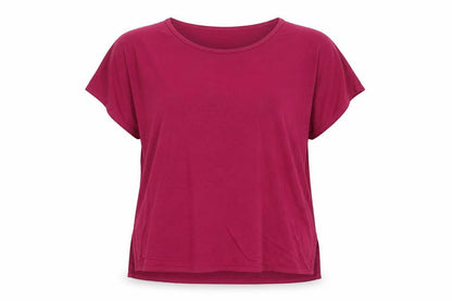 emilia  Womens Pink   Basic T-Shirt Size XL