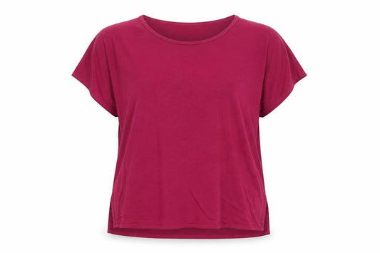 emilia  Womens Pink   Basic T-Shirt Size XL