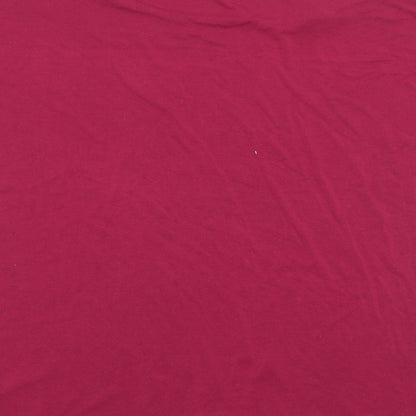 emilia  Womens Pink   Basic T-Shirt Size XL