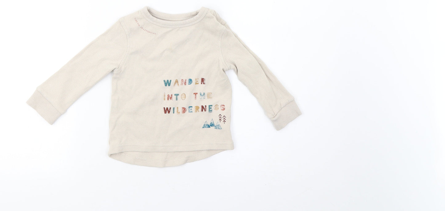 George Baby Beige   Pullover Jumper Size 24 Months