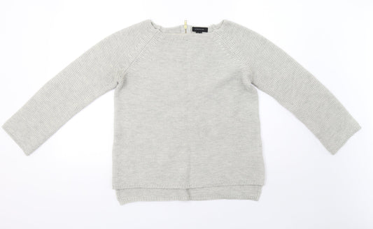 Primark Womens Beige  Knit Pullover Sweatshirt Size 10