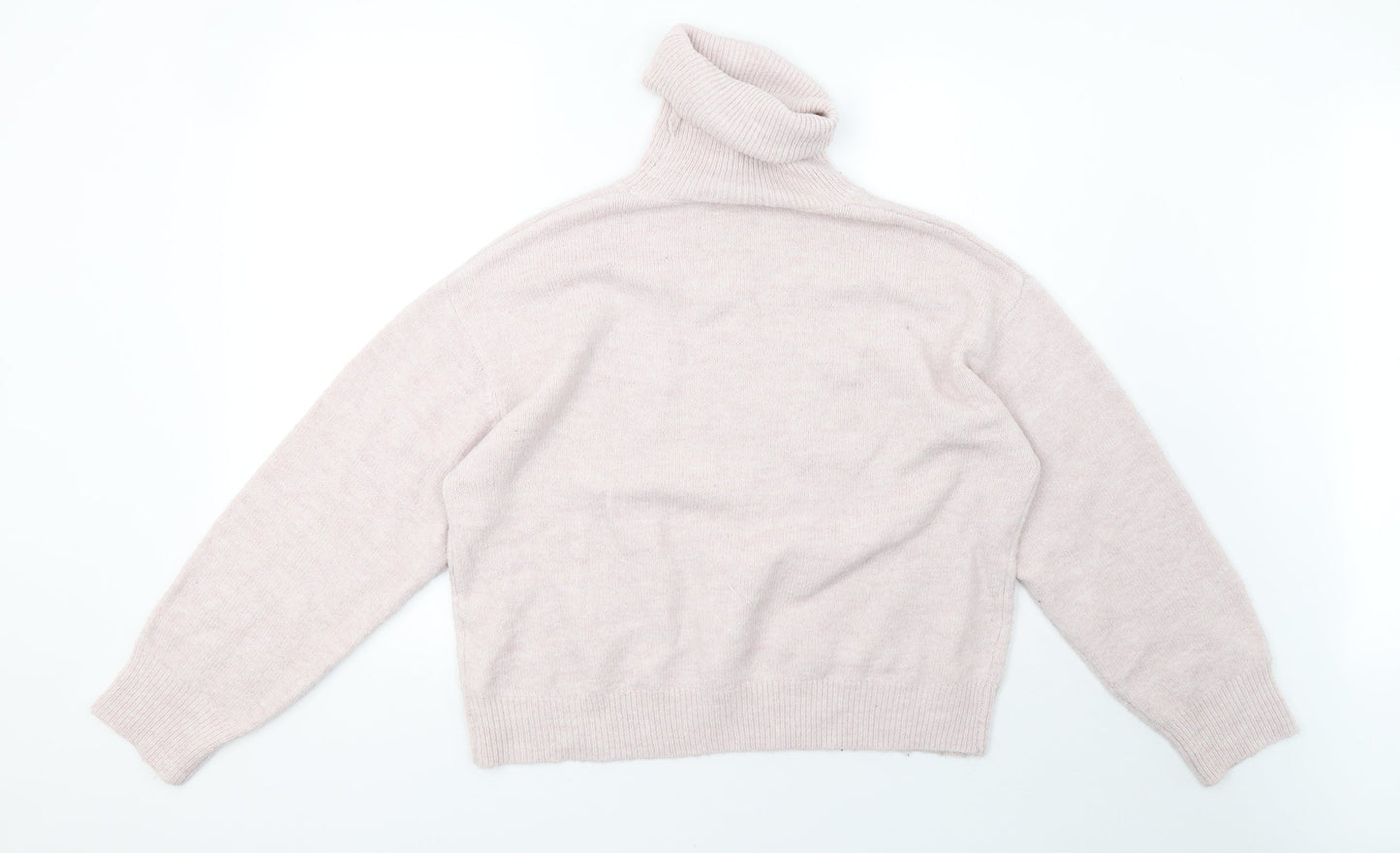 New Look Womens Pink  Knit Pullover Sweatshirt Size M