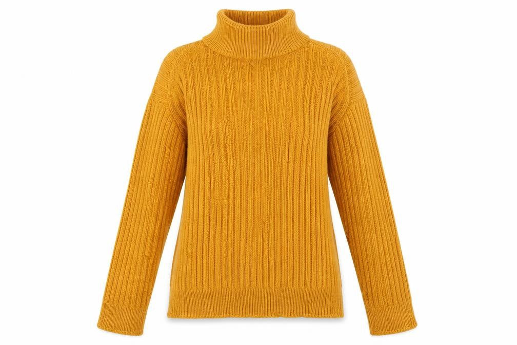 pep&co Womens Yellow  Knit Pullover Sweatshirt Size 10