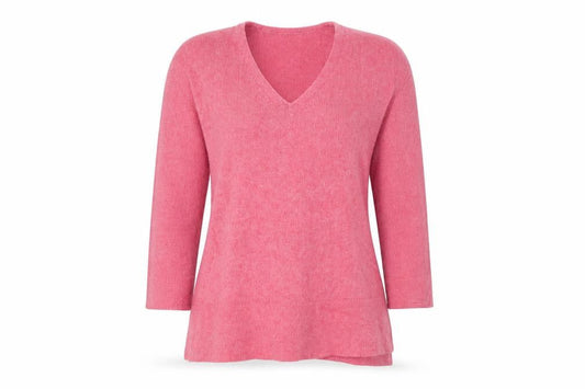 Monsoon Womens Pink  Knit Pullover Sweatshirt Size S
