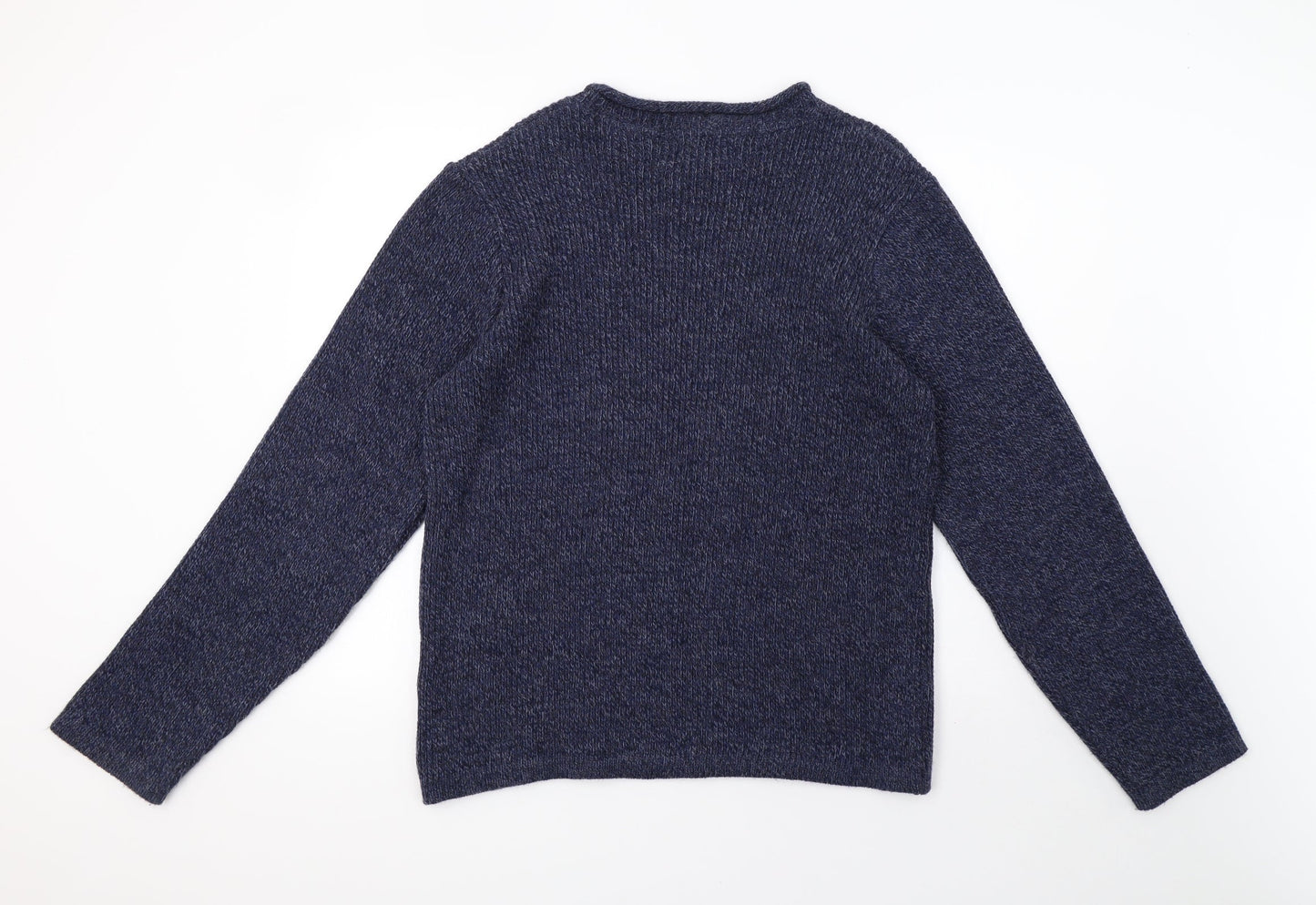John Lewis Mens Blue  Knit Pullover Sweatshirt Size L  - 44inch