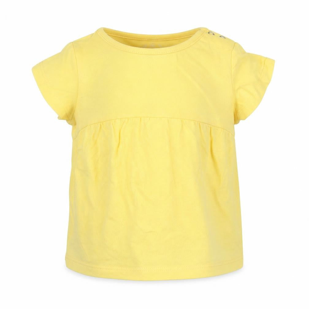 F&F Girls Yellow   Basic T-Shirt Size 9-12 Months