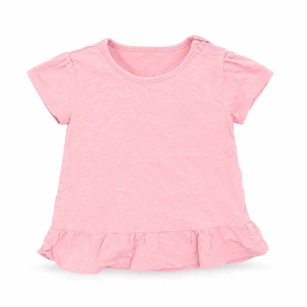 TU Girls Pink   Basic T-Shirt Size 12 Months