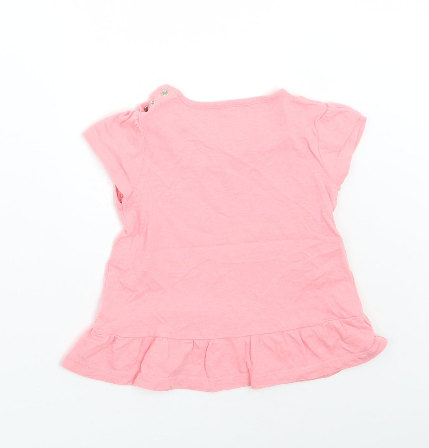 TU Girls Pink   Basic T-Shirt Size 12 Months