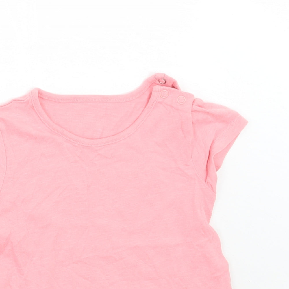 TU Girls Pink   Basic T-Shirt Size 12 Months