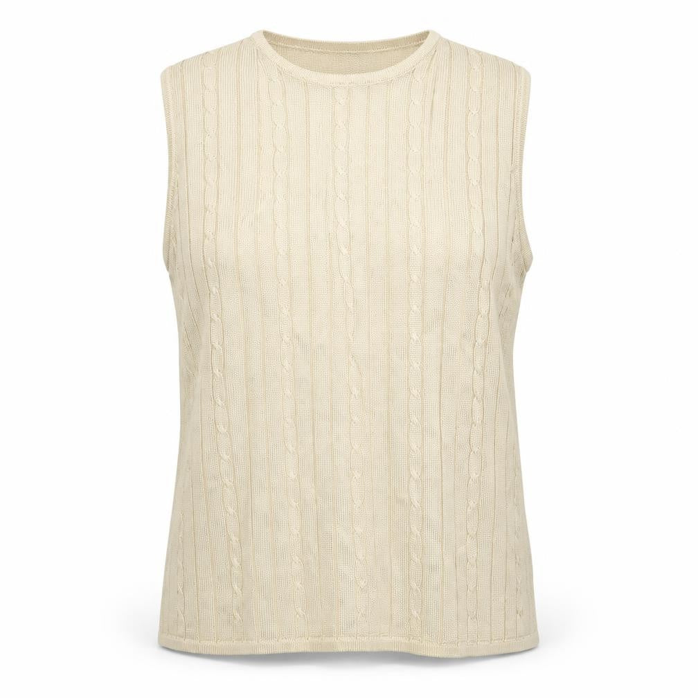 HONEY Womens Beige   Basic Tank Size M