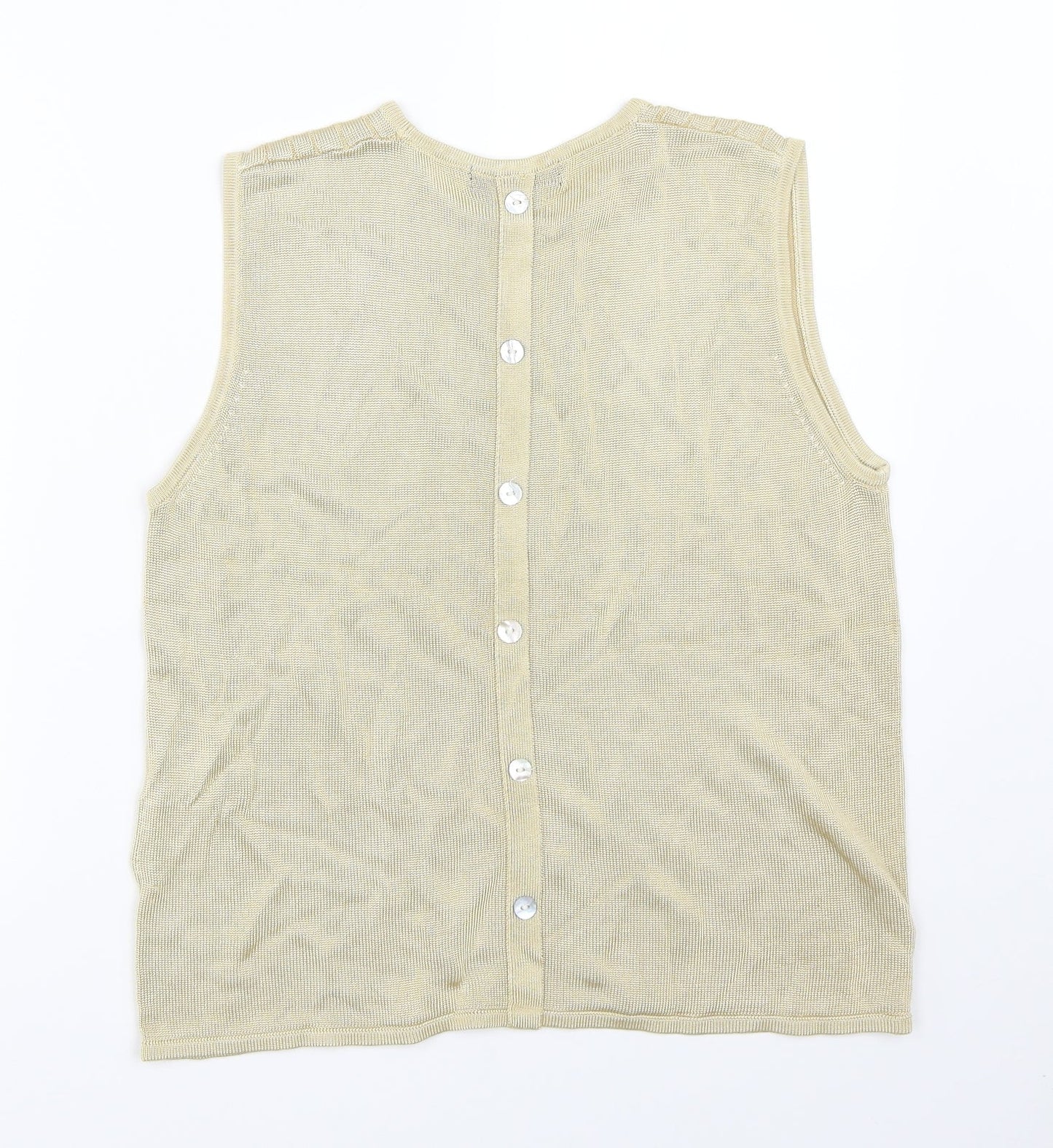HONEY Womens Beige   Basic Tank Size M