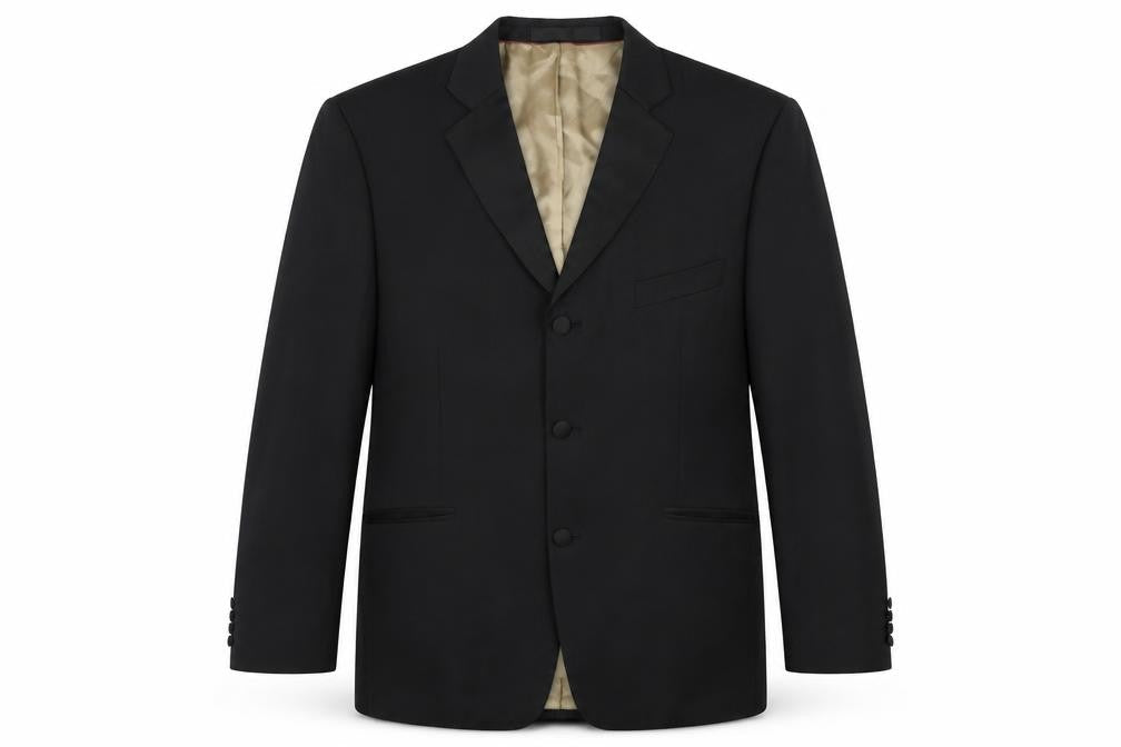 Preworn Mens Black   Jacket Blazer Size 42