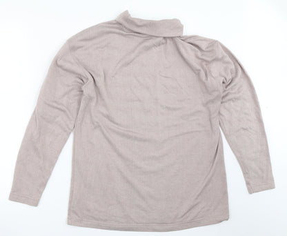 Outdoor Scene Mens Pink   Pullover Jumper Size S