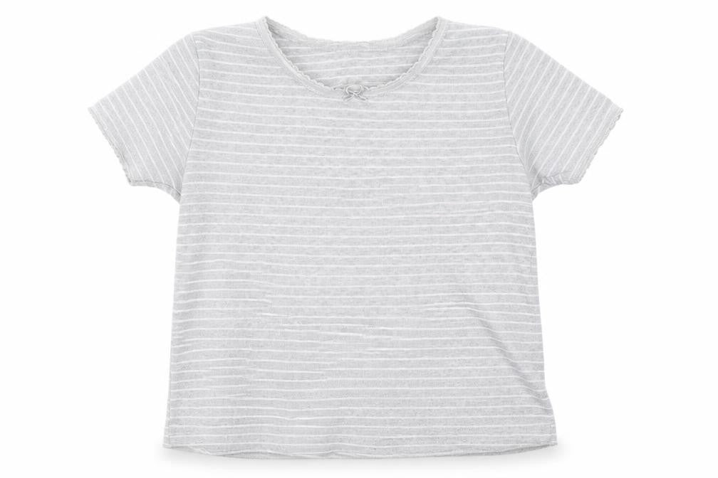 Primark Girls Grey   Basic T-Shirt Size 5-6 Years