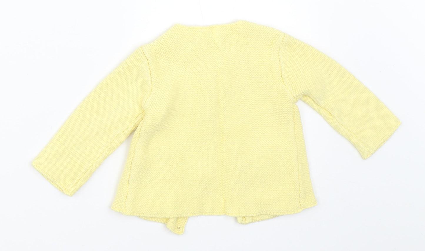 George Girls Yellow   Cardigan Jumper Size 6-9 Months