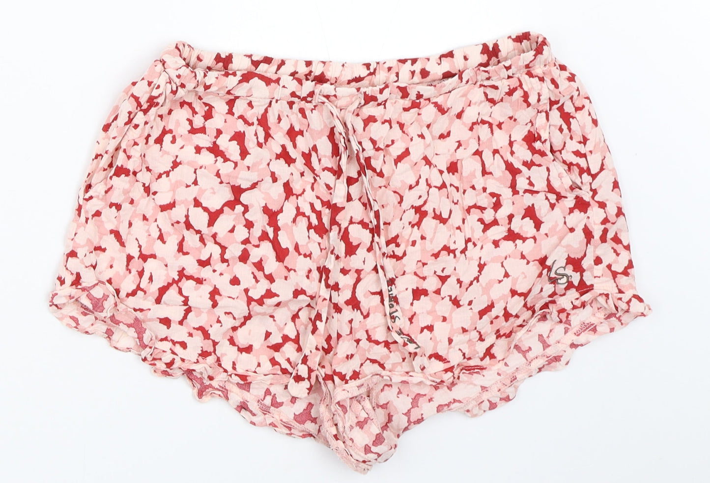 H&M Womens Pink Solid  Top Pyjama Pants Size XS  - pyjama shorts
