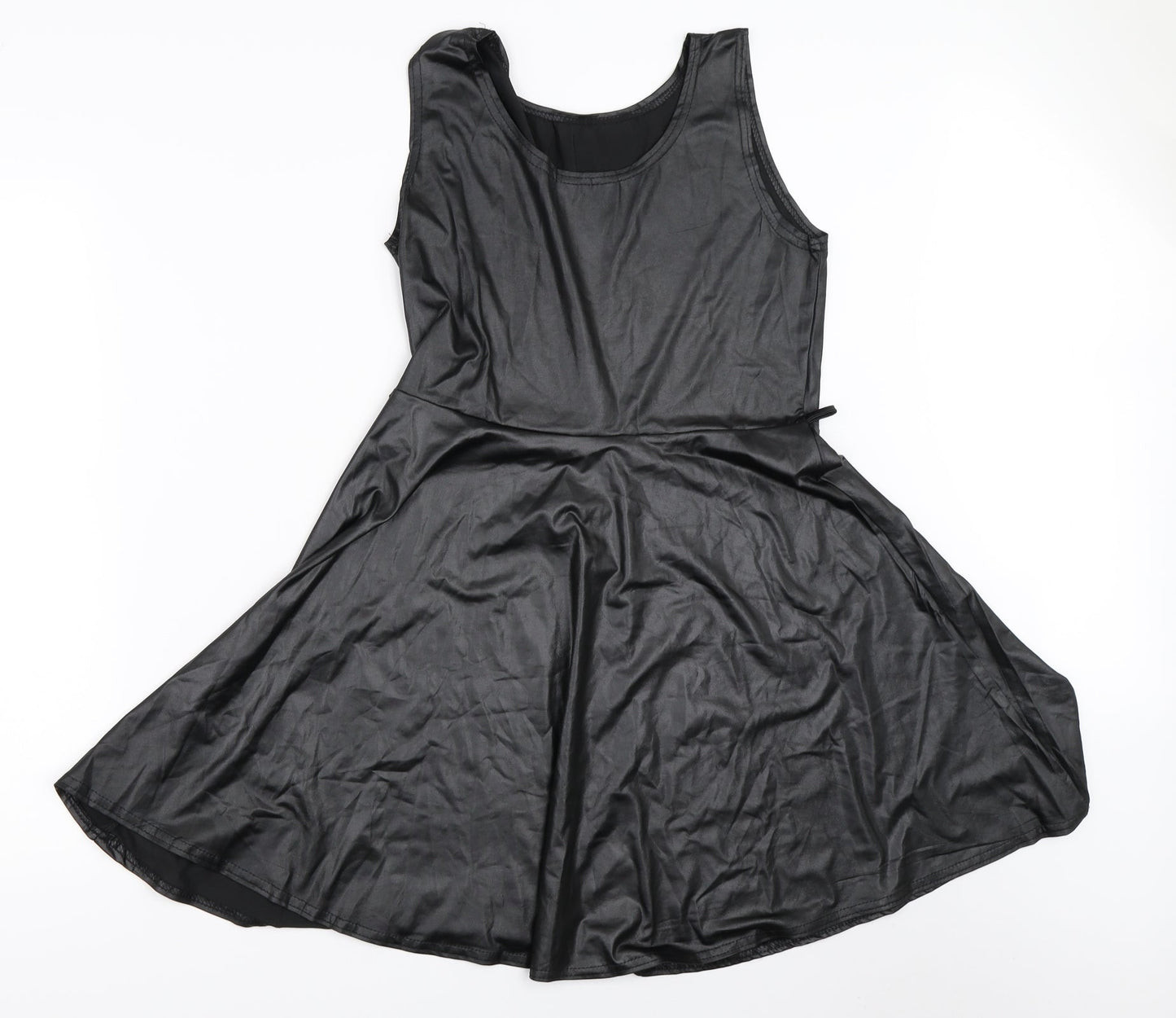 Preworn Womens Black   Skater Dress  Size S