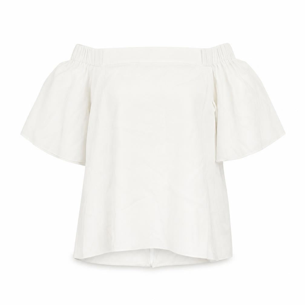 River Island Womens Ivory   Basic Blouse Size 10