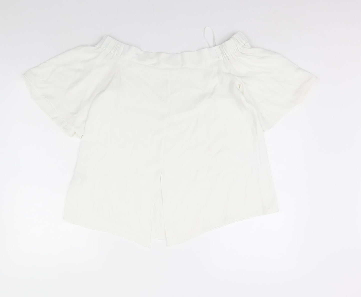 River Island Womens Ivory   Basic Blouse Size 10