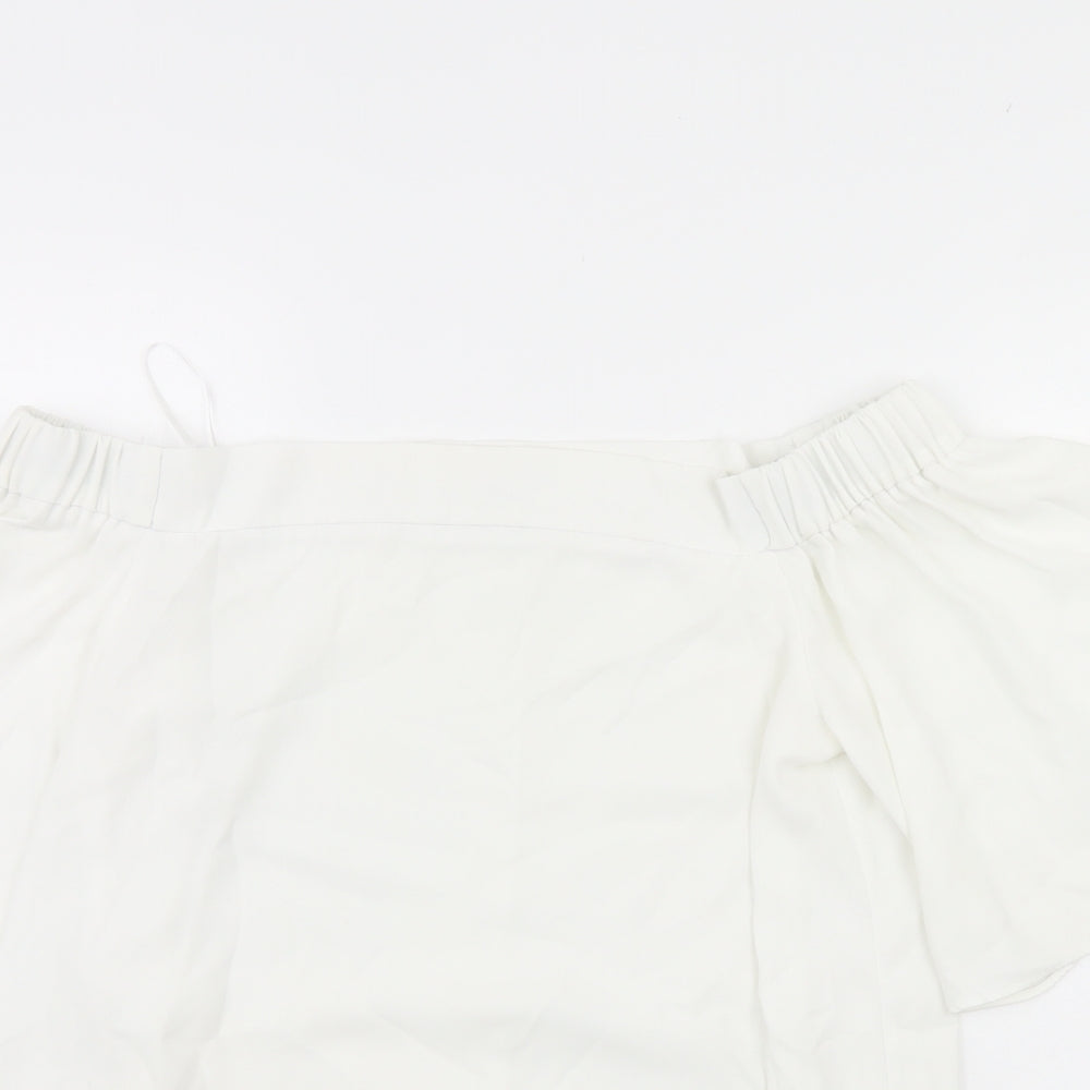 River Island Womens Ivory   Basic Blouse Size 10